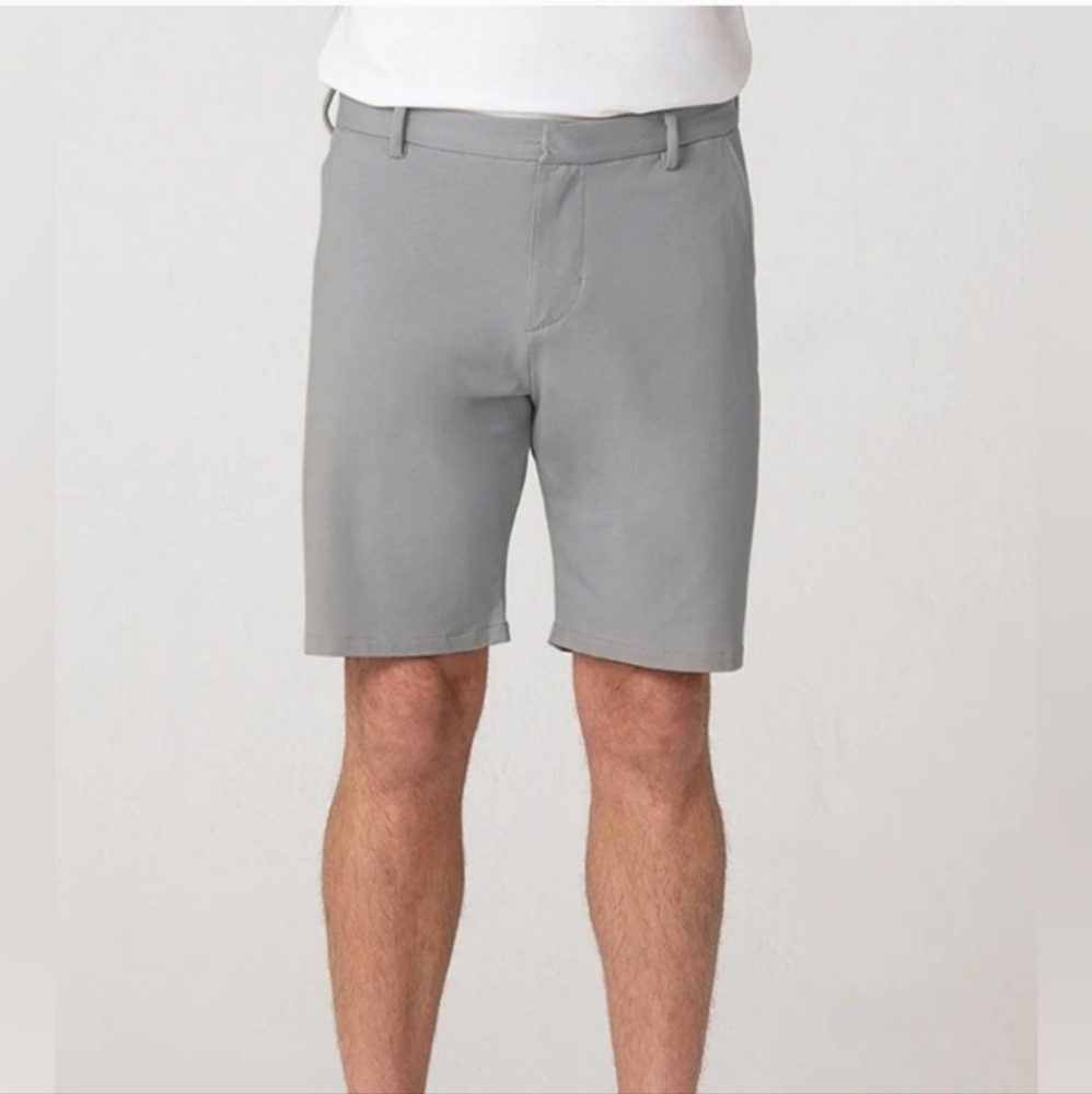 Swet Tailor Mens SWET Shorts Grey Stretch Cotton Blend Size 30 NWT